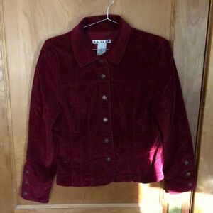Wine red A.M.I. corduroy jacket